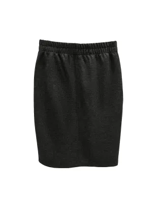 Women's wool fabric short skirt