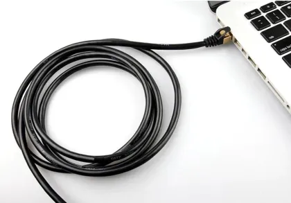 A Cat7 Type Of Wiring Ethernet Patch Cable