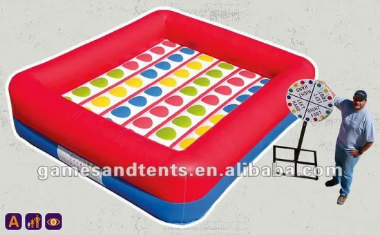 inflattable games,inflatable twister games, giant twister, entanglements A6001