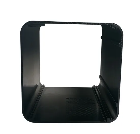 China Manufacturer Custom Anodized Aluminum Alloy Shell Inverter Power Aluminum Extrusion Enclosure W136*H136mm
