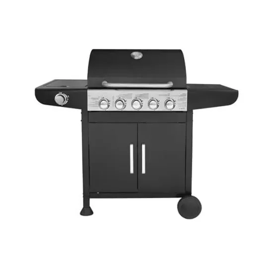 High Quality 1380x555x1120mm Size 6 Burners Cast Iron Outdoor Gas Barbecue Grill