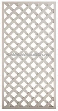 Plastic Lattice Fence with variable colors