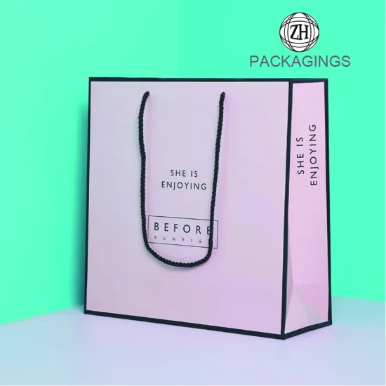 Carrier Packaging Bag With Rope Handles