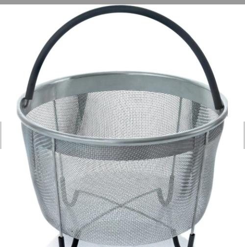 SS304 stainless steel mesh rectangular round basket 5