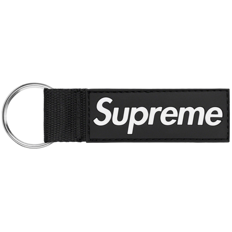 Supreme Webbing Keychain Black