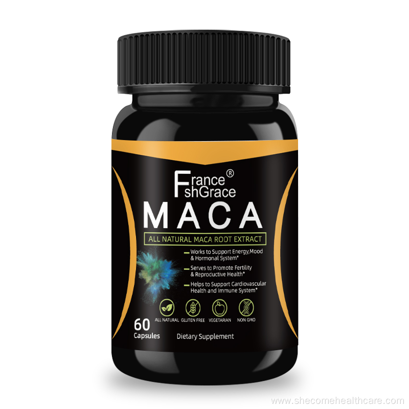 maca High Potency black maca root energy capsules