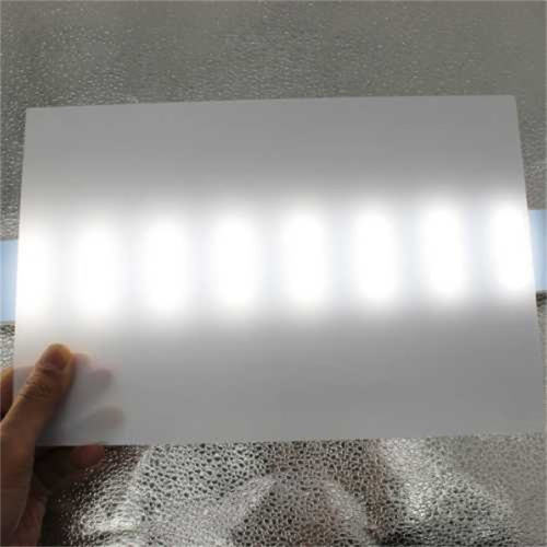 Hoja de difusor de película de mascota blanca transparente para luces LED