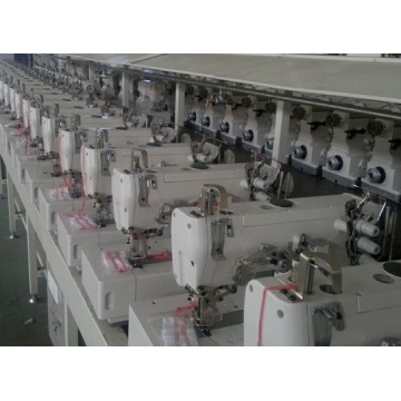 High Speed Flatbed Interlock Sewing Machine for Tape Binding