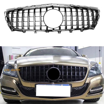 ABS GT Panamericana Kühlergrill W218 Ersatz-Vorderstoßstange Grill für Mercedes-Benz CLS Klasse W218 2012-2014