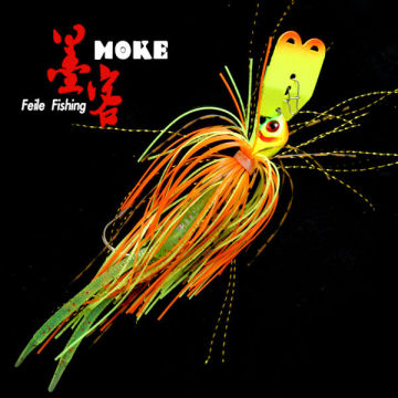 colorful fish lure hook with sequins to attract the fish