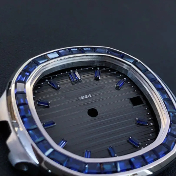 Luxury Watch Set: Ruby Sapphire and 18K Gold 40MM Case