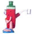 Polymer Clay Cartoon Pizza Watermelon Pizza Watermelon Pizza Watermelon Pizza Not Smaking Ieti, Borosilicate Glak Bong, Khalase Hookah, Khalase ea Metsi a khalase