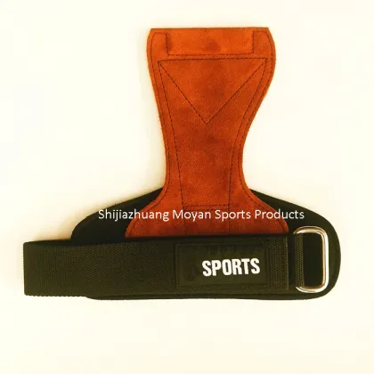 custom cowhide weightlifting gym grip palm pads