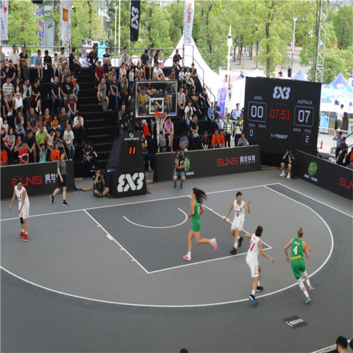 Offizielle FIBA ​​3x3 Basketball Court Matte