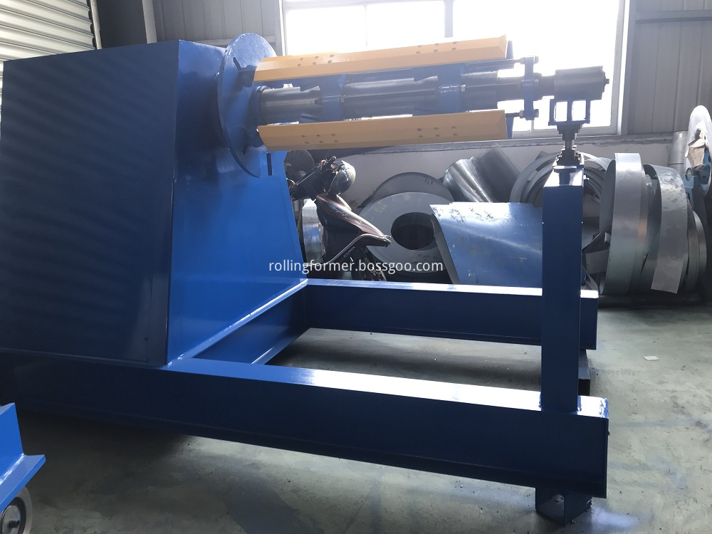 hydraulic decoiler with car 3