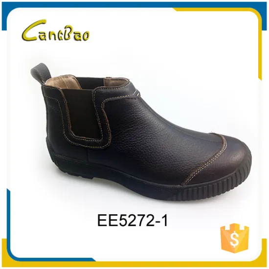 Wholesale high quality new style rubber outsole leather men boots