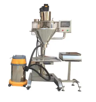 Semi-Automatic Screw Filling Packaging Machine with Vacuum Feeder