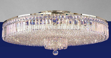 Modern fancy crystal led ceiling light fixtures