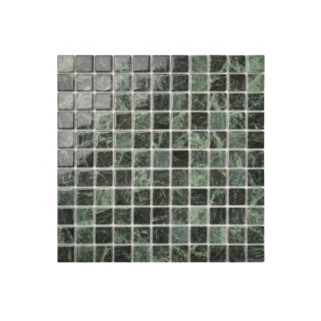 Bluwhale Großhandel Keramik Pool Fliesen Mosaik Bali Green Marmor