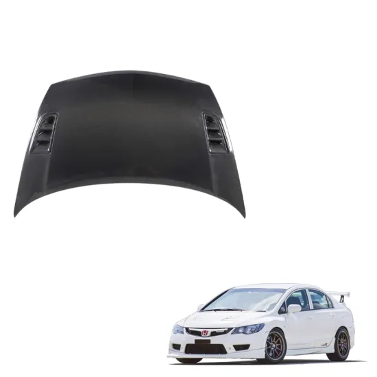 2007-2015 Honda Civic FD2 3rd Gen Type R RR Style Carbon Fiber Front Bonnet Hood