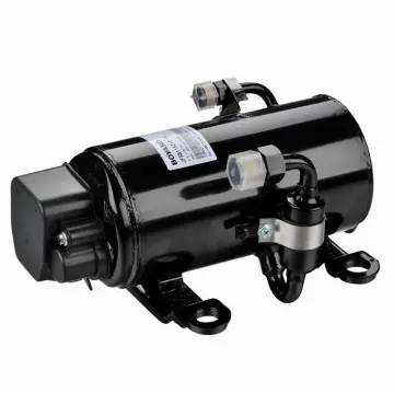 12V/24V Electric HVAC Compressor for EV Truck Auto DC Variable Speed AC Cooling