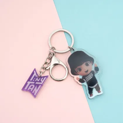 Personalized JUNG KOOK Double-sided Acrylic KPOP Keychain