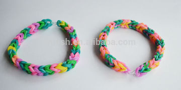 rainbow elastic rubber band bracelet RL-0101