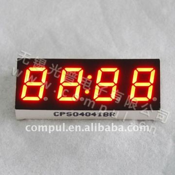 10.2mm (0.4 Inch) Red Color 4 Digits 7 Segment LED Display