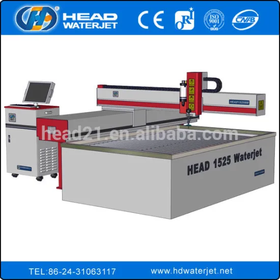 1500*2500mm stainless steel sheet cutting machine by water