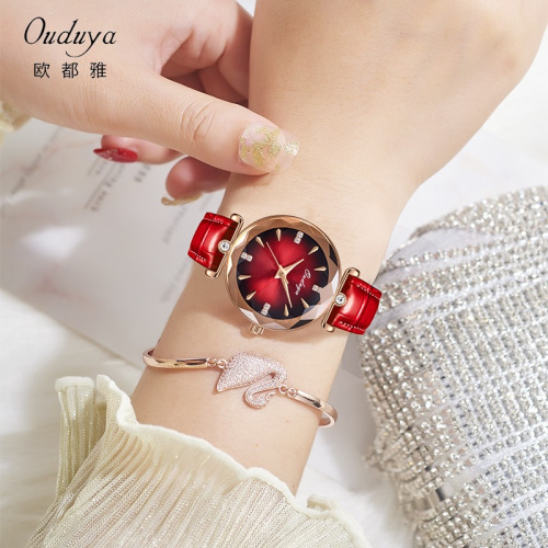 OUDUYA light luxury นาฬิกาแบรนด์ผู้หญิงนาฬิกา