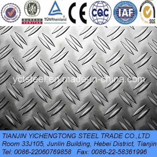 Corrugated 316 Stainless Steel Plate-Antiskid Funcation
