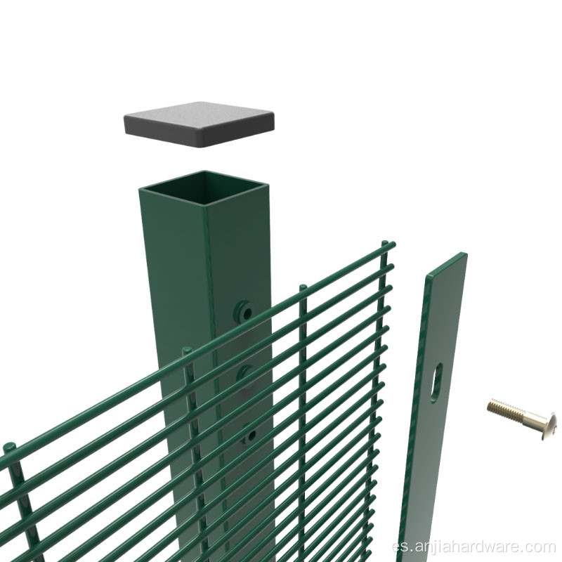 Anti -escalas contra la valla de seguridad residencial de acero anti -cortes