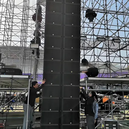 Layher Scaffolding for Stage