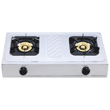 Portable Table Top Light Weight Gas Stoves Two Cast Iron Burners Cooker Gas Stove For Home Kitchen