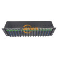 Montado em rack Divisor verde 1U SC / APC de 19 polegadas