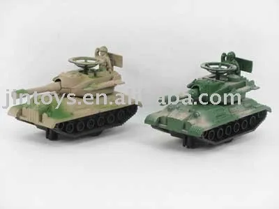 Plastic Toy, Pull Line Tank (2in1)