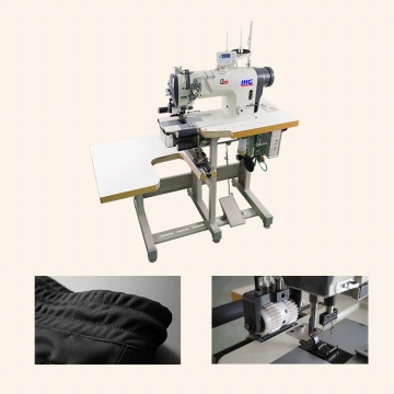 Industrial Elastic Waistband Sewing Double Needle Machine