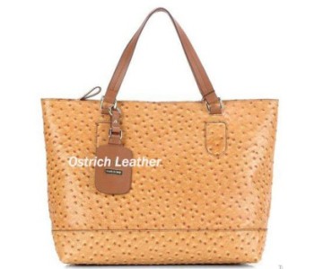 Top Sale Fashion Ostrich Leather Women Madison Tote Handbag 257049