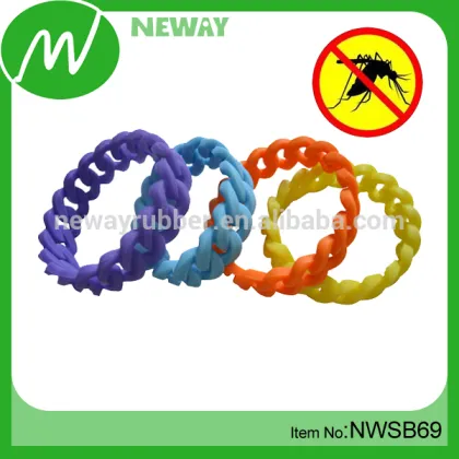 Insect Repellent Deet Free Anti Mosquito Repellent Silicone Bracelet