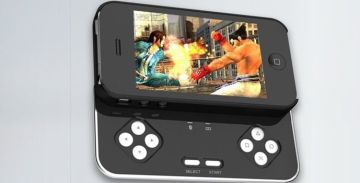 Wiresless Bluetooth Iphone4 Keyboards Slider Case With Game Controller / Gamepad