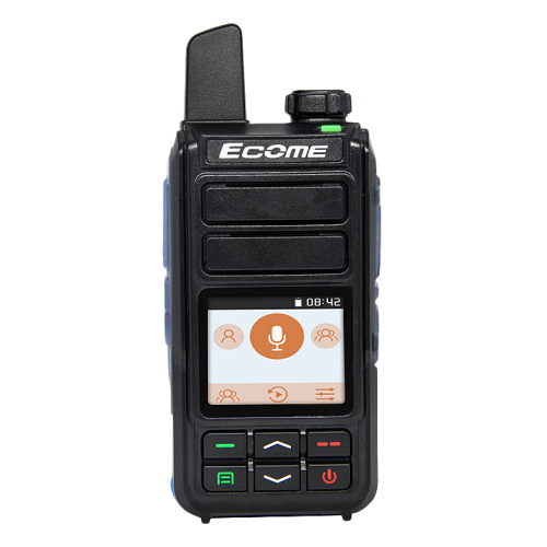 2020 NOUVEAU ECOME ET-A33 4G LTE Network POC Radio Radio Android Walkie Talkie avec carte SIM