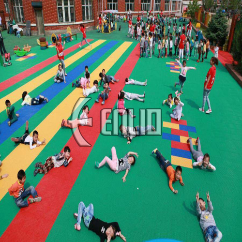Enlio Outdoor Kids Playground PP Sports Flooring
