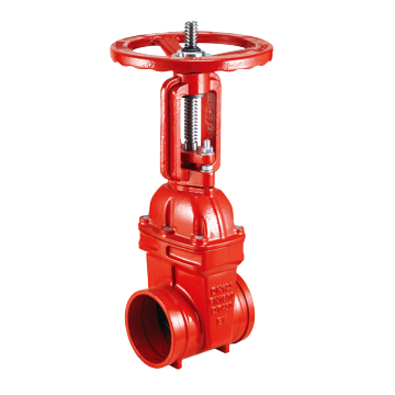 Válvula de compuerta de vástago ascendente para tanque para protección contra incendios