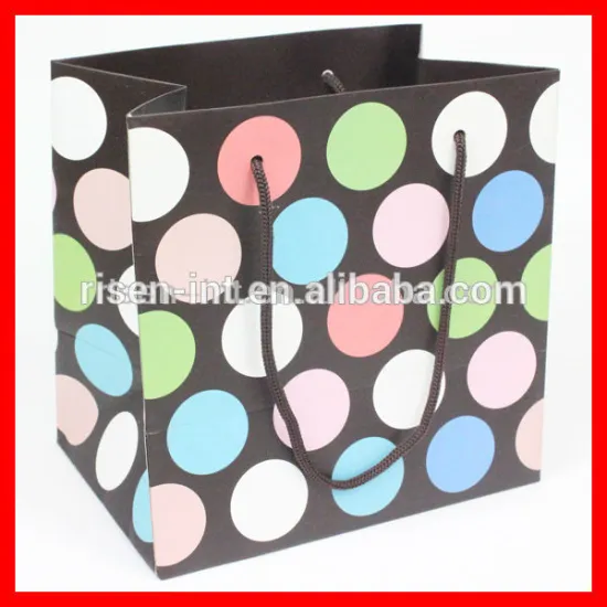 High grade fancy paper bags with handles
