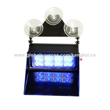 LED Visor Headlights with Strong Suckers, 8pcs Double-layer LEDs, 18 Types Flash Patterns