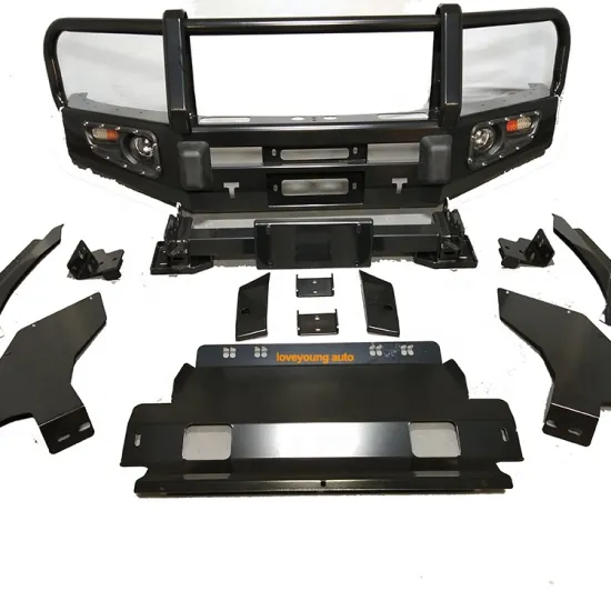 OEM Steel Front Bumper and Rear Bull Bar Customization for 2019 Rocco 4x4