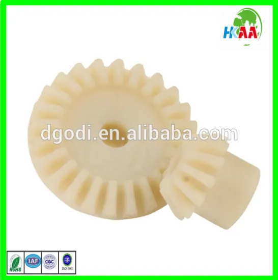 Custom big plastic nylon bevel gear