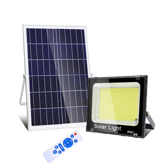Remote Control Solar Street Lights: Waterproof IP66 Outdoor LED Flood Lights in 25W, 40W, 60W, 100W, and 200W