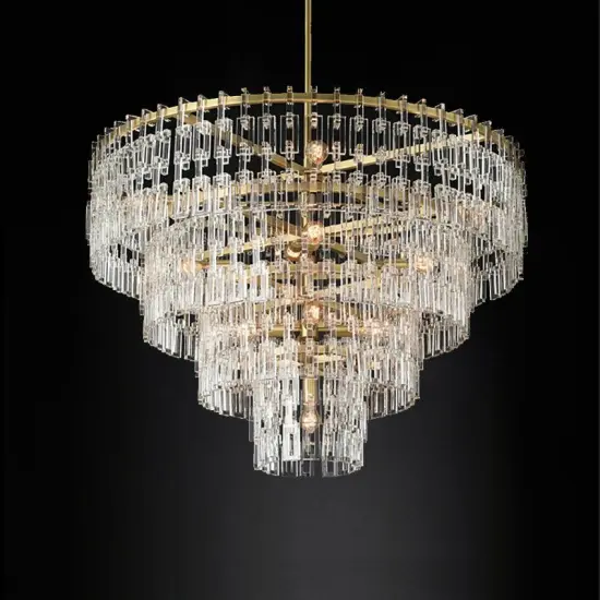 INSHINE Fixed Drop Crystal Pendant Light