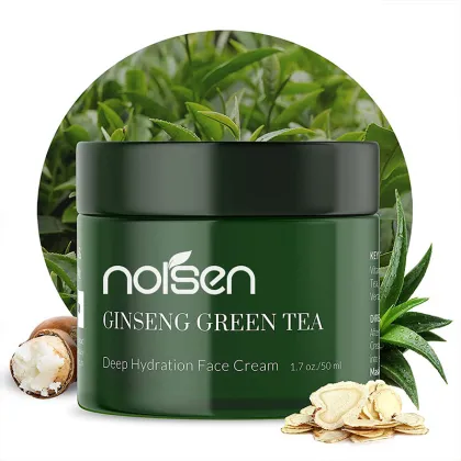 50ml Ginseng Green Tea Deep Hydration Face Cream for Dry Sensitive Skin